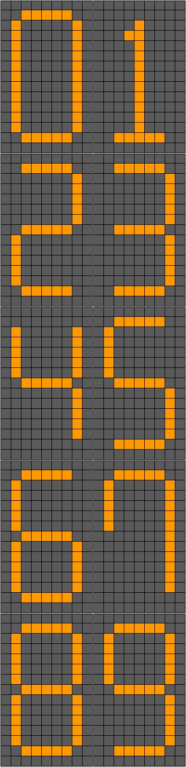 Excelで作ってみたばっくNo.3（制作途中）