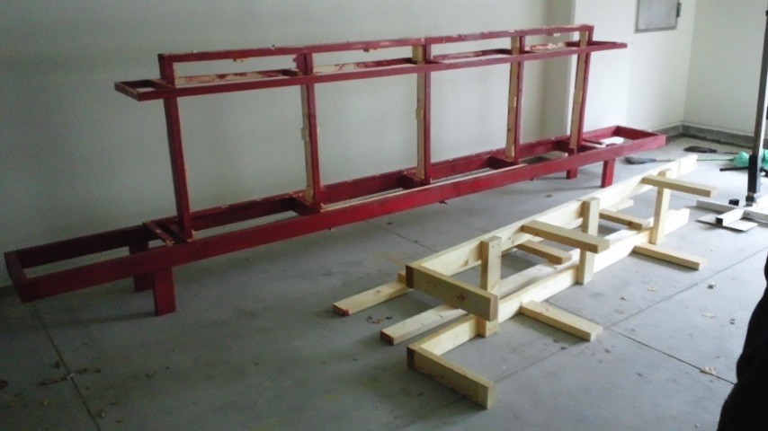 千里高校文化祭用の入場門作りの裏側【解体編】