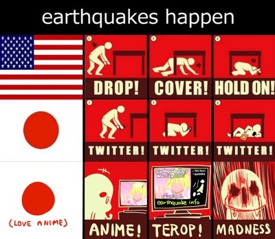 日本人の地震が来た時の対応が逸脱！