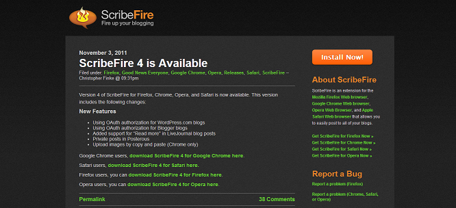 【Scribe Fireから】ブログ更新がさくっとできる！【WordPressへ】