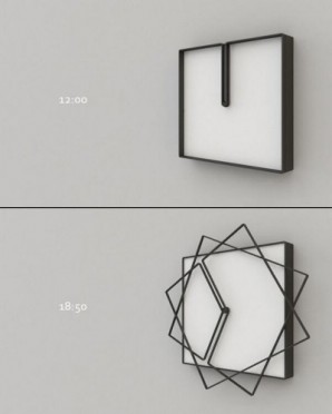 形が変わる時計!?